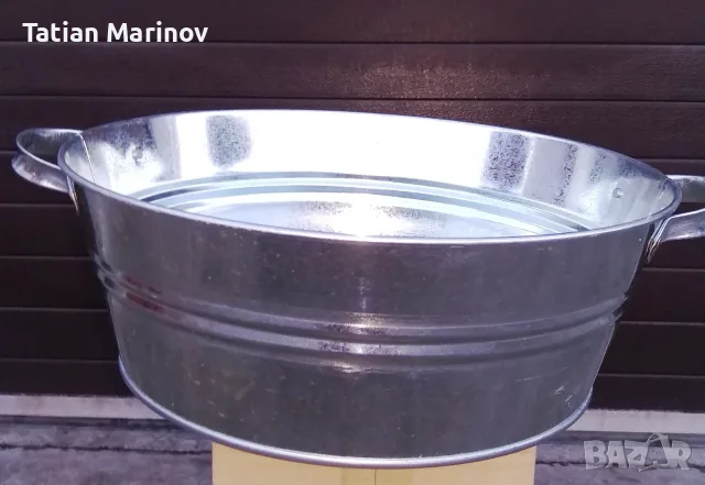 Леген метален поцинкован 13 литра
