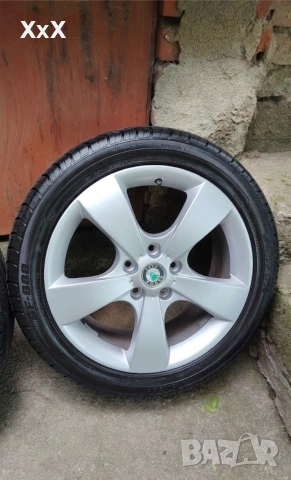 Джанти с гуми 5х112 17" Skoda Seat VW Audi, снимка 3 - Гуми и джанти - 55084583
