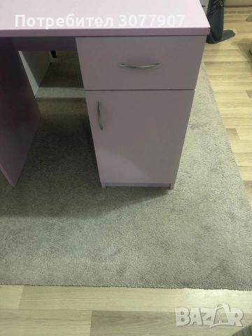 Бюро в лилав цвят, снимка 6 - Бюра - 54314021