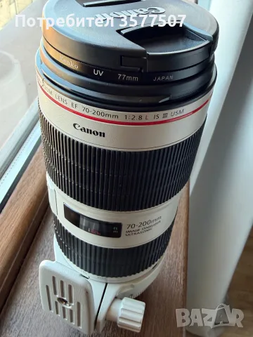 Canon 70-200 f2.8 L IS III USM, снимка 5 - Обективи и филтри - 55600527