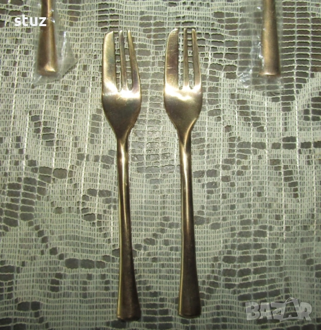 Десертни вилички, нови, сет 12 бр., снимка 5 - Прибори за хранене, готвене и сервиране - 54346592