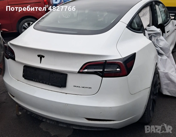 Tesla Model 3 за оригинални части, снимка 2 - Автомобили и джипове - 54554698