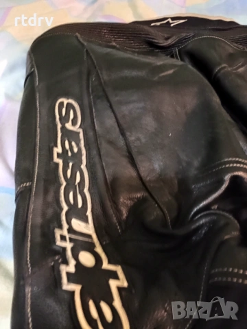 Мото екип кожа Alpinestars 54 XL, снимка 8 - Спортни дрехи, екипи - 54377391