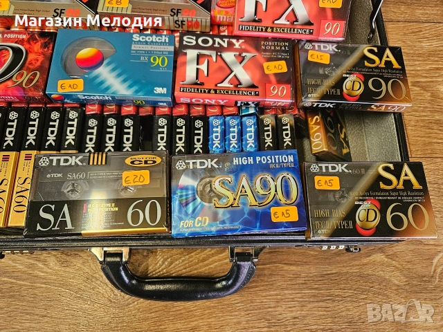Аудио касети SONY, TDK, Maxell, BASF и други. Чисто нови, запечатани. Цени от 8 до 25€ за брой, снимка 8 - Аудио касети - 55184079