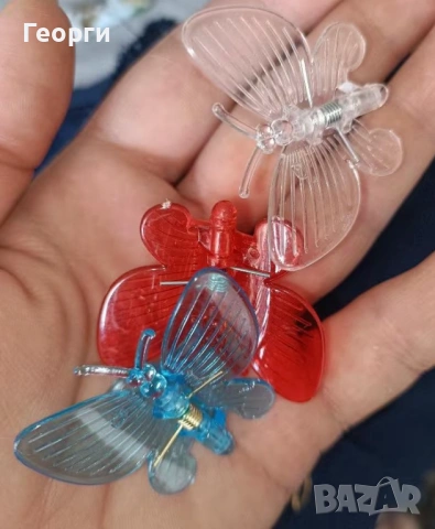 Клипс "пеперуди" за орхидеи, високрастящи или увивни растения., снимка 4 - Стайни растения - 54045504