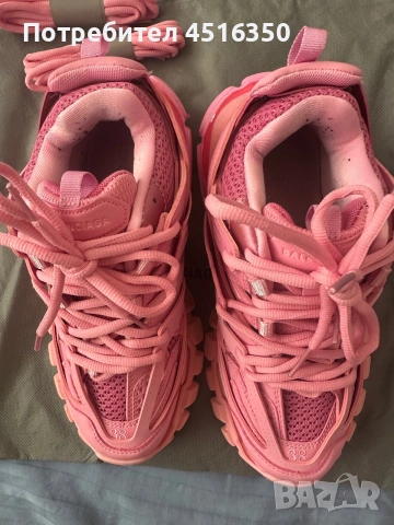 Дамски маратонки balenciaga track розови, снимка 6 - Маратонки - 55085607
