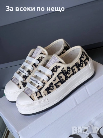 Christian Dior Дамски Маратонки👟Дамски Спортни Обувки👟Платненки Кристиян Диор - 5 Цвята Код SK1710, снимка 3 - Маратонки - 54896459