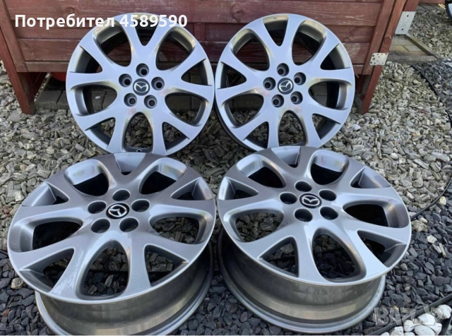 4бр.Алуминиеви джанти 18цола 5x114.3+ДАТЧИЦИ за Mazda,Kia,Hyundai