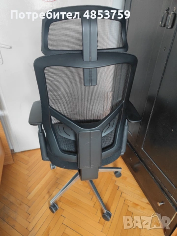 Ергономичен офис стол ChairPro 1000 HL - черен, снимка 7 - Столове - 54883826