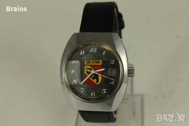 1960's JURA BERNOIS Automatic Швейцарски Ръчен Часовник