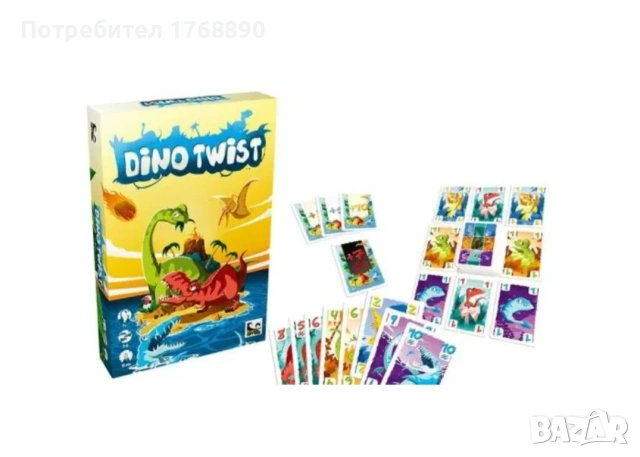 Настолна игра Dino Twist , снимка 2 - Настолни игри - 54960615