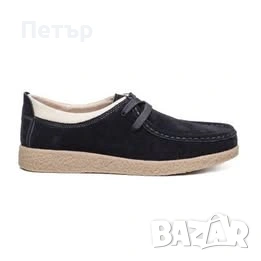 Дамски естествен велур обувки код 186004