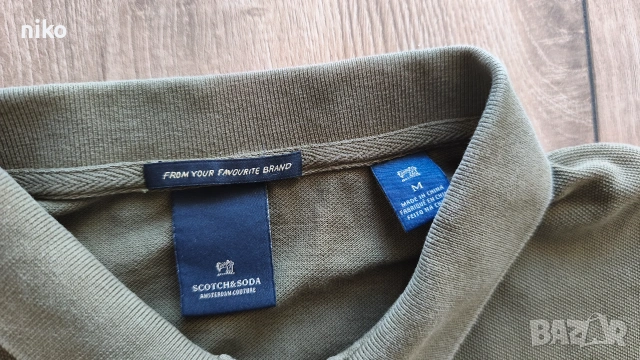 мъжка поло тениска Scotch & Soda, размер М, снимка 2 - Тениски - 55165193