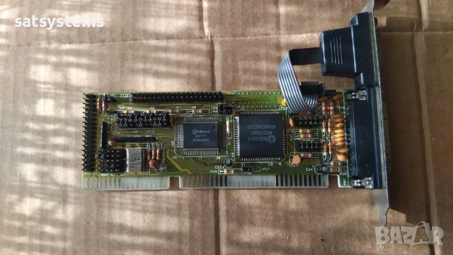 Winbond W83757F Multi Controller 16-bit ISA IDE FLOPPY COM Print Card