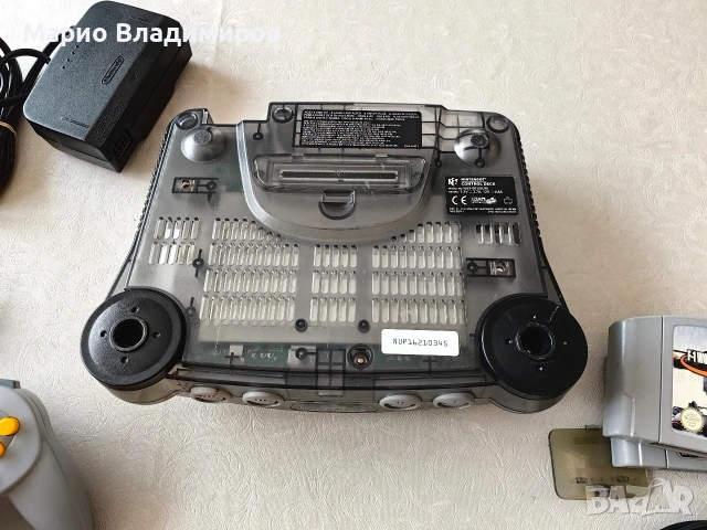 Nintendo 64 Smoke Grey clear , снимка 8 - Nintendo конзоли - 55249967