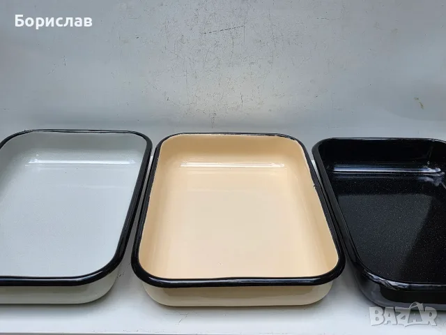 Емайлирани тави, снимка 5 - Съдове за готвене - 55607283