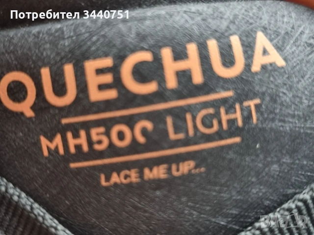 МЪЖКИ ВОДОУСТОЙЧИВИ ТУРИСТИЧЕСКИ ОБУВКИ QUECHUA, снимка 3 - Спортни обувки - 54538281