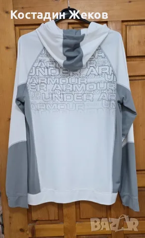 Ново . Спортно оригинално худи. UNDER ARMOUR UA Rival Terry Novelty HD. Номер L, снимка 2 - Спортни дрехи, екипи - 55658183