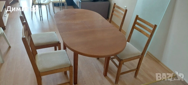 кухненска маса и 4бр.столове , снимка 3 - Маси - 54213232