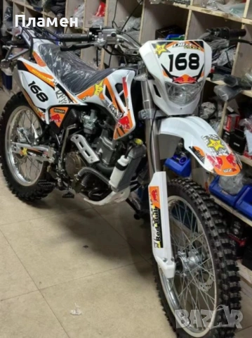 Ендуро 250cc Zongshen • НА 300 км • Като нов • Стартер+Кик • Топ състояние, снимка 2 - Мотоциклети и мототехника - 54145002