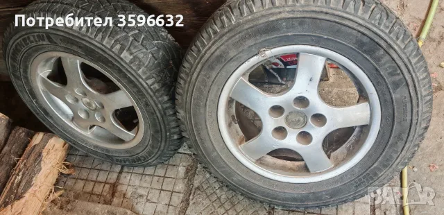  Две джанти с гуми chrysler voyager 3. 1996-2000 година. , снимка 5 - Гуми и джанти - 55390971