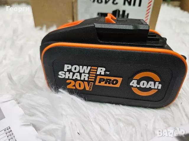 Оригинална батерия WORX WA3644 20V 4.0Ah PowerShare PRO - Чисто Нова, снимка 2 - Други инструменти - 55694874