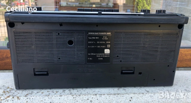 Радиокасетофон Siemens RM 864 (SANYO), снимка 8 - Радиокасетофони, транзистори - 55123460