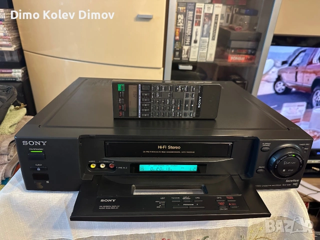 SONY SLV E80, Видео HiFi Stereo с дистанционно, снимка 2 - Плейъри, домашно кино, прожектори - 54989620