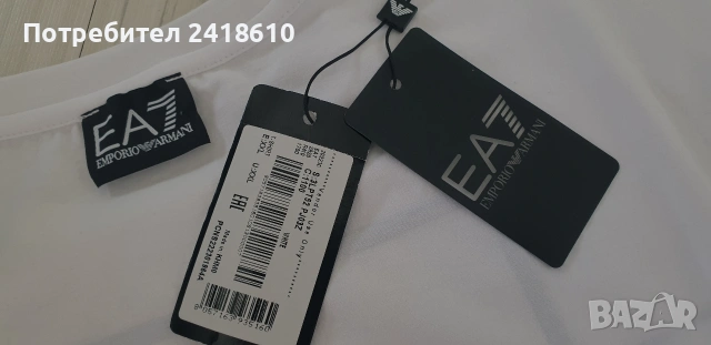 Emporio Armani EA7 Cotton Mens Size XL / 2XL НОВО! ОРИГИНАЛ! Мъжка Тениска, снимка 5 - Тениски - 54884072