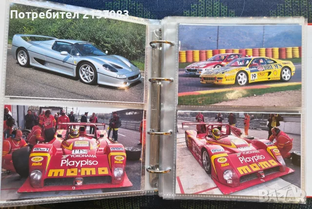 Албум Ferrari оригинален, без забележки, снимка 10 - Колекции - 55681309