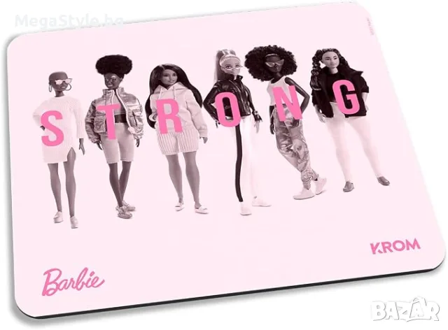 KROM BARBIE KANDY - Бяла LED мембранна клавиатура, мишка 6400 DPI оптичен сензор, снимка 3 - Клавиатури и мишки - 55674182