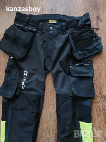 Blaklader 1993 4-Way Stretch Hi Vis Work Trousers - мъжки работен панталон 54/ХЛ, снимка 4 - Спортни дрехи, екипи - 55615434