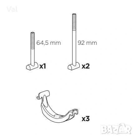 Скоби за багажник Thule FreeRide 532, 591, 598, снимка 11 - Аксесоари и консумативи - 54258854