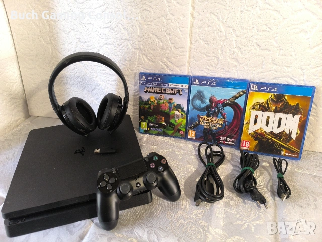 Playstation 4 Slim 500GB / 6м ГАРАНЦИЯ! ПЕРФЕКТЕН!