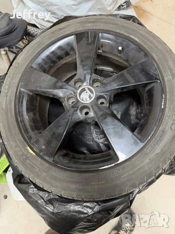 Оригинални алуминиеви джанти Skoda Rapid 16” + 3 гуми Kumho | 7J ET46, снимка 8 - Гуми и джанти - 55327496
