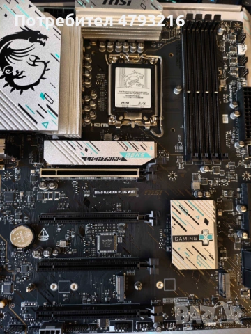 Дънна платка MSI B860 Gaming plus wifi, снимка 2 - Дънни платки - 54204737