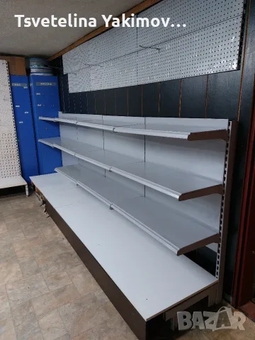 Разпродажба на търговски щанд - витрини, стелажи, перфостени и кутии, снимка 7 - Стелажи и щандове - 55600046