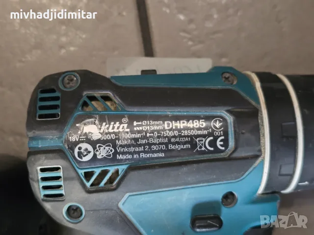 ***БАТЕРИЯ И ЗАРЯДНО/ТОП ЦЕНА*** Винтоверт Makita DHP485, снимка 2 - Винтоверти - 55357981