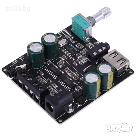 Hi-Fi Bluetooth 5.0 стерео усилвателен модул 2x100W Клас D – за автомобил, DIY проекти 10115, снимка 9 - Друга електроника - 54658333
