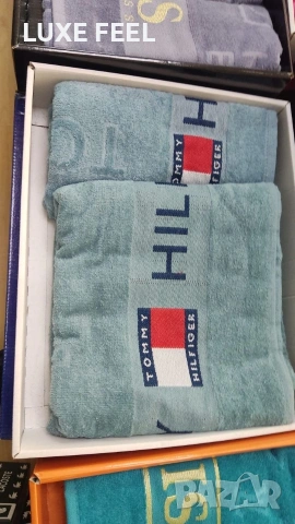 Tommy Hilfiger 🔹 Boss 🔹 Louis Vuitton 🔹 Gucci 🔹2бр Хавлии, снимка 4 - Хавлиени кърпи - 54729355