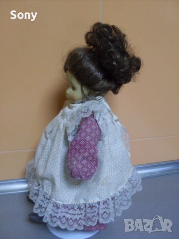 Стара кукла на стойка- Германия., снимка 11 - Антикварни и старинни предмети - 54107138