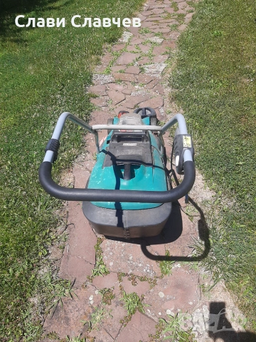 Акумулаторна косачка Bosch Rotak 43Li, снимка 4 - Градинска техника - 55243898