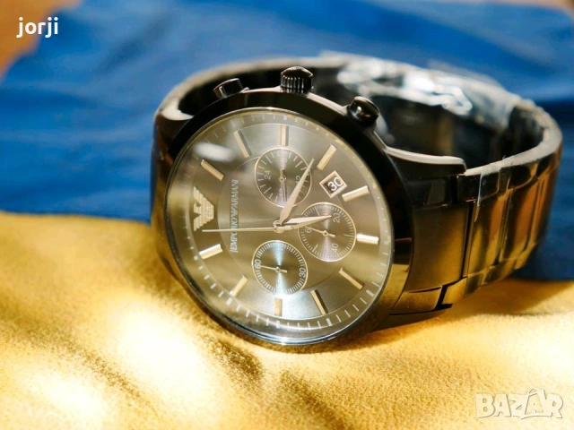Ръчен часовник Armani AR 2453, матово черен, снимка 4 - Мъжки - 55119632