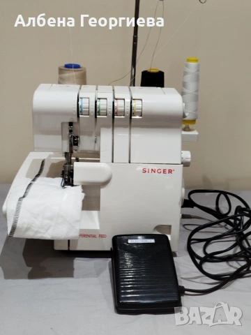 Четириконечен оверлог  Singer, снимка 11 - Шевни машини - 55008634
