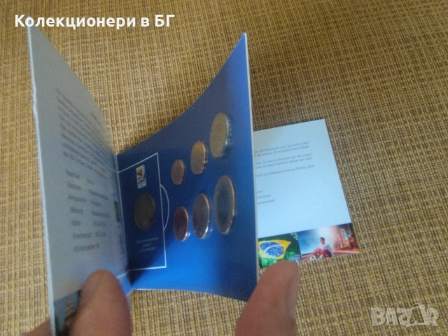 СЕТ С ШЕСТ МОНЕТИ И ПЛАКЕТ БРАЗИЛИЯ /виж описанието/, снимка 2 - Нумизматика и бонистика - 55178150