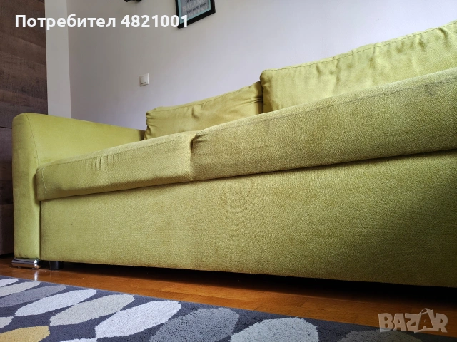 голям ъглов диван много запазен, снимка 3 - Дивани и мека мебел - 54466374