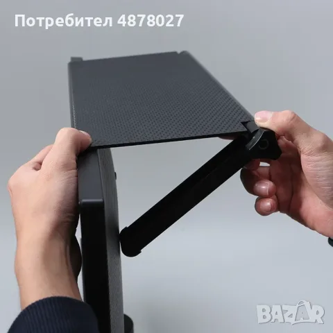 Практична сгъваема поставка за рутер, дистанцианно или ТВ приемник/ Материал - ABS пластмаса; Цвят -, снимка 5 - Приемници и антени - 55494553