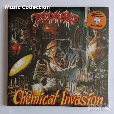 TANKARD - Chemical Invasion (LP - Orange Vinyl) NEW & SEALED Thrash Metal