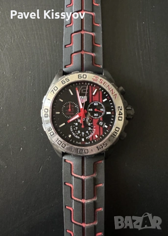 Оригинален часовник Tag Heuer Formula 1 Senna Edition втора употреба - 999€. Пращам по Еконт с налож