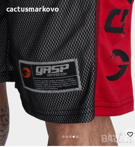 GASP - SHORTS - Фитнес шорти -, снимка 2 - Спортни дрехи, екипи - 54392140